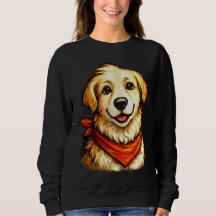 Handgezeichneter glücklicher Golden Retriever Pull