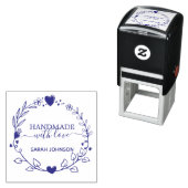 Handgezeichneter Grünkranz Permastempel (Beispiel)