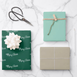 Handgezeichneter Keks-Weihnachten Geschenkpapier Set