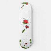Handgezeichneter Lady-Bug Skateboard (Vorderseite)