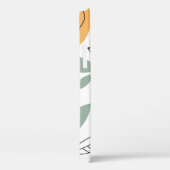 Handgezeichneter Lemonenhintergrund. Nahtloses Mus Case-Mate iPhone Hülle (Rückseite / Rechts)