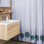 Handgezeichneter Mandala-Duschvorhang Duschvorhang