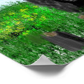 Handgezeichneter Mutterbär und Kub. Poster (Ecke)