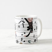 Handgezeichneter niedlicher Cartoon nahtloser Must Kaffeetasse (VorderseiteRechts)