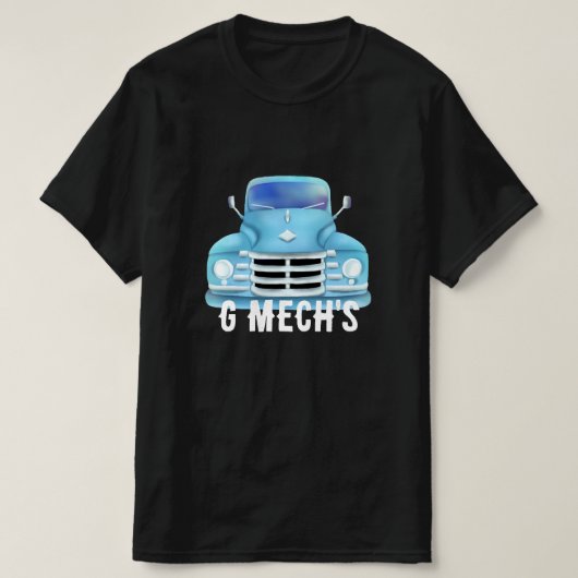 Handgezeichneter Old Truck GMech-T - Shirt (Design vorne)