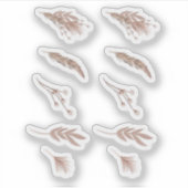 Handgezeichneter Pampas-Weizenplaner Aufkleber (Vorderseite)