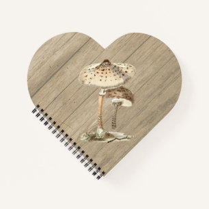 Handgezeichneter Parasol Pilz Notizblock