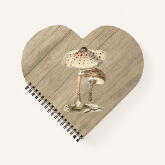 Handgezeichneter Parasol Pilz Notizblock