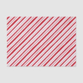Handgezeichneter Peppermint Stripe Klassischer Spa Seidenpapier (Vorderseite)