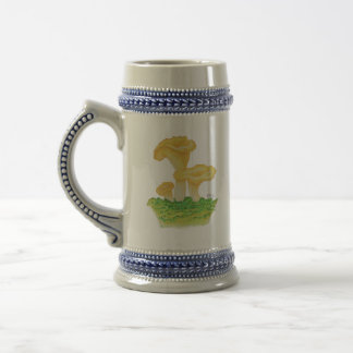 Handgezeichneter Pfifferling Bierglas