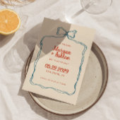 Handgezeichneter Rahmen Save The Date