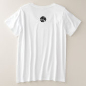 Handgezeichneter Satz in Kugelform Große Größe T-Shirt (Design Rückseite)