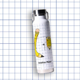 Handgezeichneter Schulgebrauch Trinkflasche