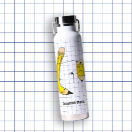 Handgezeichneter Schulgebrauch Trinkflasche