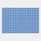 Handgezeichneter Star des David Hanukkah-Set Geschenkpapier Set (Vorderseite 3)