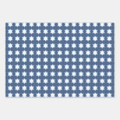 Handgezeichneter Star des David Hanukkah-Set Geschenkpapier Set (Vorderseite 2)