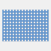 Handgezeichneter Star des David Hanukkah-Set Geschenkpapier Set (Vorderseite)