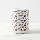 Handgezeichneter Sushi-Mix Kaffeetasse (Mittel)