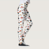 Handgezeichneter Sushi-Mix Leggings (Rechts)