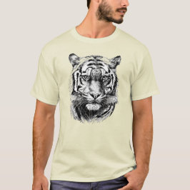 HANDGEZEICHNETER TIGER T-Shirt