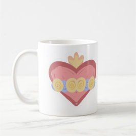Handgezeichneter Unbeflecktes Herz Mariens Becher Kaffeetasse