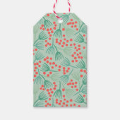 Handgezeichneter Weihnachtsbaum Evergreen Personal Geschenkanhänger (Vorderseite)