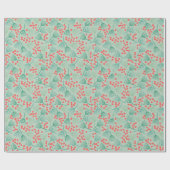 Handgezeichneter Weihnachtsbaum Evergreen Pine Nee Geschenkpapier (Flach)