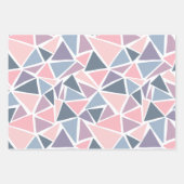 Handgezeichnetes, abstraktes Design, Berge, grau, Geschenkpapier Set (Vorderseite)