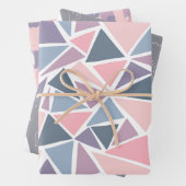 Handgezeichnetes, abstraktes Design, Berge, grau, Geschenkpapier Set (Beispiel)