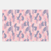 Handgezeichnetes, abstraktes Design, Berge, grau, Geschenkpapier Set (Vorderseite 3)