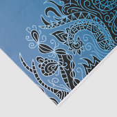 Handgezeichnetes Abstraktes Tribal Hippie Doodle B Seidenpapier (Ausschnitt)