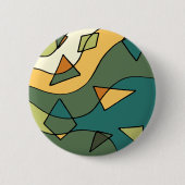 Handgezeichnetes abstraktes Vintage-Design Button (Vorderseite)