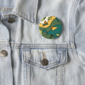 Handgezeichnetes abstraktes Vintage-Design Button (Beispiel)