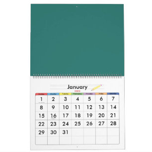 Handgezeichnetes abstraktes Vintage-Design    Kalender