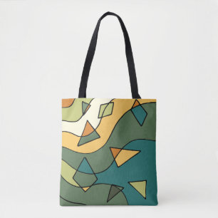 Handgezeichnetes abstraktes Vintage-Design Tasche