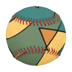 Handgezeichnetes abstraktes Vintages Design Baseball
