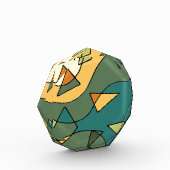 Handgezeichnetes abstraktes Vintages Design Fotoblock (Links)