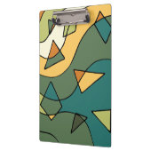 Handgezeichnetes abstraktes Vintages Design Klemmbrett (Links)