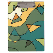 Handgezeichnetes abstraktes Vintages Design Klemmbrett (Vorderseite)