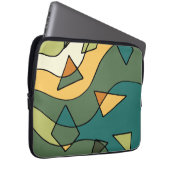 Handgezeichnetes abstraktes Vintages Design Laptopschutzhülle (Vorne Rechts)