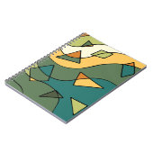 Handgezeichnetes abstraktes Vintages Design Notizblock (Linke Seite)