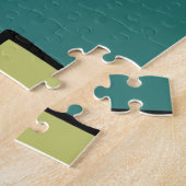 Handgezeichnetes abstraktes Vintages Design Puzzle (Seite)