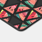 Handgezeichnetes Abstraktes Wassermelonmuster Schreibtischunterlage (Ecke)