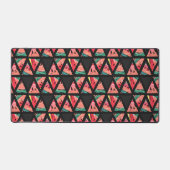 Handgezeichnetes Abstraktes Wassermelonmuster Schreibtischunterlage (Vorderseite)