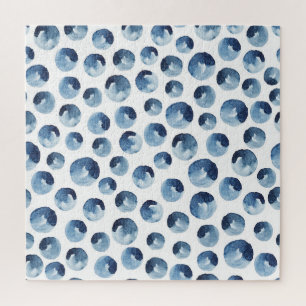 Handgezeichnetes Aquarell Nahtloses Tapete Puzzle