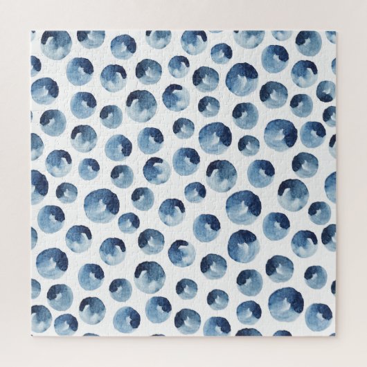 Handgezeichnetes Aquarell Nahtloses Tapete Puzzle (Vertikal)