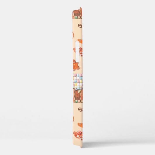 Handgezeichnetes Aquarellmuster nahtlos Case-Mate iPhone Hülle (Rückseite / Rechts)