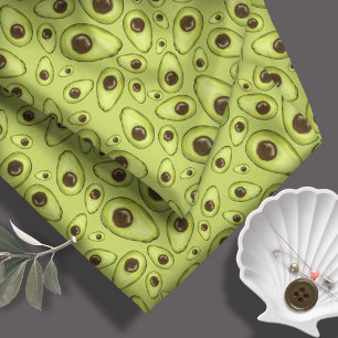 Handgezeichnetes Avocado Muster ID376 Stoff