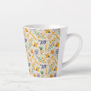 Handgezeichnetes Blumenmuster-23595 Milchtasse