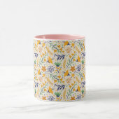 Handgezeichnetes Blumenmuster-23595 Tasse (Zentrum)